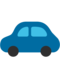 Automobile emoji on Google